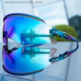 Sunglasses 1 lens UV400 mens 2024 bicycle glasses mountain dirt goggles Mtb road sunglasses sports driving fisheye Q2404251