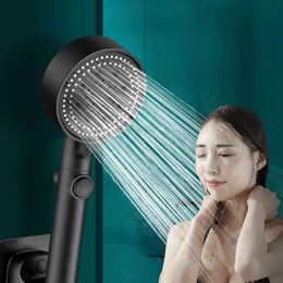 Bathroom Shower Heads High Pressure Handheld Shower Head with Hose Detachable Shower Head 6 Spray Settings Handheld Spray Nozzle Accessories