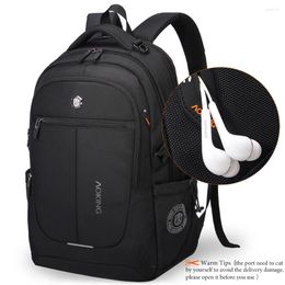 Backpack Men Travel Bags Business Laptop Fit 15 Inch Computer Waterproof College School Bag For Black Rucksack Mochila