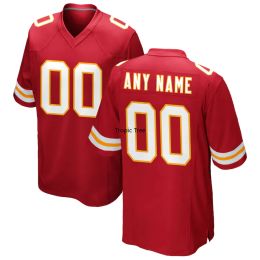 Football Customised America Football Game Jersey Kansas City Style Sport Shirt Personalised Last Name Any Number All Stitched Us Size