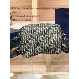 Mini Saddle Bag Oblique Print Designer Bag Saddle three piece handbag Men's Bag Vintage Printed Embroidered Crossbody Chest Bag Men brand bag Contact us to see photos