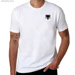 Men's T-Shirts Albanian Eagle T-shirt Anime Shirt Graphic White Mens Q240425