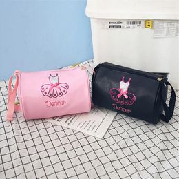 Stage Wear Pink Child Ballet Lace Bags Womens Sports Yoga Dance Gymnastic Bag For Girls Handbag Crossbody Cavans Large Capacity