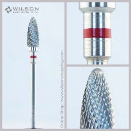 Bits WILSON Cross Cut Fine(5000227) ISO 140 Tungsten Carbide Burs WILSON Carbide Nail Drill Bit&Dental Burs