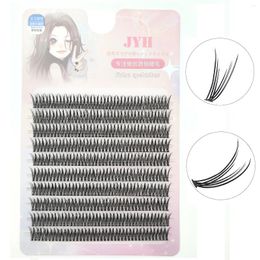 False Eyelashes 400PCS Natural Fan High Quality Fish Tail Silk EyeLash C Curl Dovetail Extension Diy Lashes Makeup