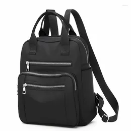 Backpack Fashion Large Capacity School Bag For Teenager Travel Waterproof Oxford Rucksack Simple