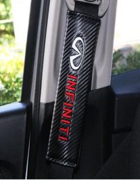 Car Sticker Seat belt shoulder cover Case For Infiniti Q50 Q50L QX60 Accessories Car Styling7755461