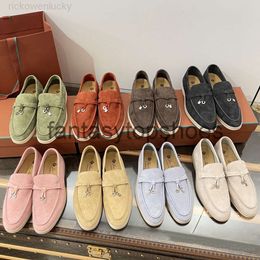 Loro Piano LP Women Men Shoes shoes Designer loafers Loafers Flat Low Top Suede Cow Leather Oxfords Casual Shoes Moccasins Loafer Slip Sneakers Dress Shoes Size 35