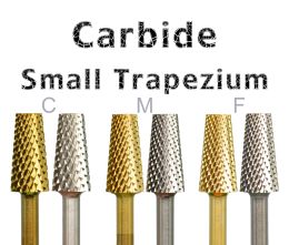 Bits NAILTOOLS 5.2 Small Trapezium Tapered Barrel Gold Silver Tungsten steel Accessory Carbide Mills Nail Drill Bit Manicure pedicure