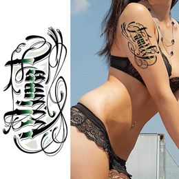 NE7A Tattoo Transfer Removable Tattoos 8pcs Tattoo Stickers Disposable Temporary Tattoo Waterproof Fashion Party Supply for Adults for Body Back 240427