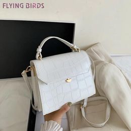 Shoulder Bags FLYING BIRD Patent White Crossbody For Women 2021 Small Handbag Bag PU Leather Hand Ladies Designer Evening274T