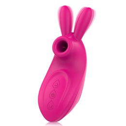 Rabbit Sex Toys sucking for Womens Clit Nipple G Spot Stimulation-10 sucking vibrator Modes Rechargeable Waterproof