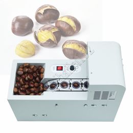 220V Commercial Chestnut Opening Machine Fully Automatic Single Chain Type Incision Chestnut Notch Small Electric Cut Equipment