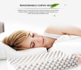 Natural Latex Pillow Cervical Pillow Wolf Tooth Massage Granules Adult3296832