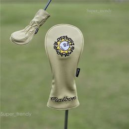 Designer Malbon Golf Other Golf Products Sun Malbon Headcover Hat Club #1 #3 #5 1:1 High Quality Mixed Colours Wood Headcovers Malbon Golf Cover Head Covers Putter 449