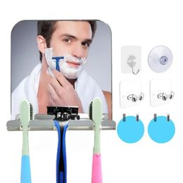 2024 New Anti-fog Mirror Is Not Easy To Break Travel Bathroom Shaving Anti-fog Mirror Anti-fog Makeup Acrylic Mirrorfor travel shaving mirror