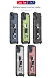 Bottle Opener Shockproof Stand Phone Cases For iPhone 14 13 12 11 Pro Max X XS XR 6 7 8 Plus SE Cover5422215