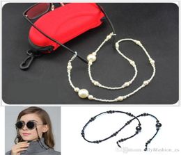 adult eyewear pearl sunglasses chains sunglasses lanyards antiskid lanyard sunglasses accessories female b0238632850