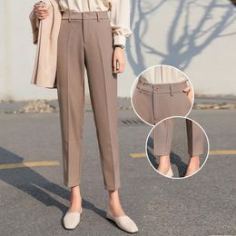 Women's Pants Spring And Summer Ankle-Length Suit Small Women Plus Size Straight Loose Casual Tappered Cropped Cigarett