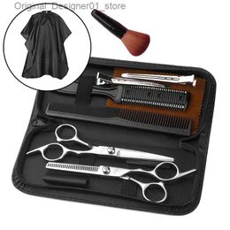 Hair Scissors Barber Set Professional Barber Clipper Stainless Steel Barber Clipper Thin Tool High Quality Salon Barber Clipper Q240426