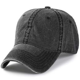 Ball Caps 2024 Dad Curved Peak Sun Cap Woman Denim Sport Hat Big Head Man Plus Size Baseball Caps 56-60CM 60-65CM J240425