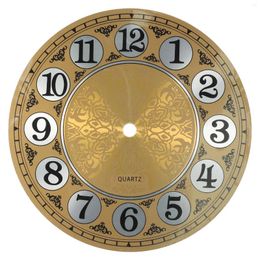 Wall Clocks Metal Clock Dial Face Digital Aluminium Quartz Movement Accessories Decoration