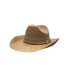 Chapéu quente largura abeto outono e inverno casamento vintage australiano chapéu de lã Western cowboy hat masculino e feminino Chapé