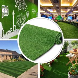 Decorative Flowers Artificial Lawn Indoor And Outdoor Balconies Gardens Pet Carpets Home Decor With Drainage Holes