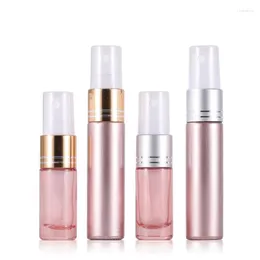 Storage Bottles 100pcs/lot 5ML 10ml Empty Spray Rose Glass Perfume Bottle Thick Sample Vial C112508