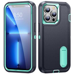 Cell Phone Cases PKCASE Heavy Armour Shockproof Case Suitable for iPhone 13 14 15 Pro Max 11 12 Pro Max 6 6s 7 8 Plus SE 2022 X XS XR Metal Stand Cover J240426