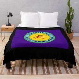 Blankets Choctaw Nation Flag Throw Blanket Cotton Sofa Knitted