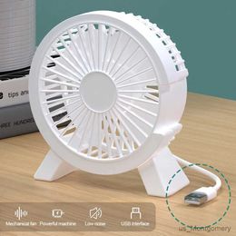 Electric Fans Mini USB Fan Portable DC Desk Cooler Cooling for Notebook Laptop Personal Adjustment Fan Table Fan Home Office Outdoor