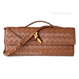 Handbag Botteag Designer Bags Bag Venetas Clutch Single 2024 Andiamo Spring Crossbody Woven Cowhide French Shoulder Oblique Lock Horizontal A4VV