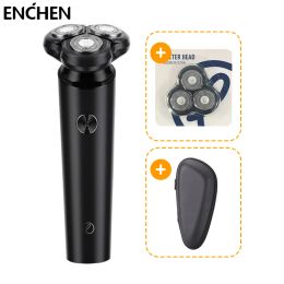 Shavers ENCHEN Blackstone 7 Magnetic Suction Electric Shavers for Men 3D Floating Cutter Head Shaving Machine Rechargeable Beard Trimmer