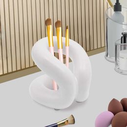 Toothbrush Holders Cream white ceramic bracket modern toothbrush bracket makeup brush bracket 240426