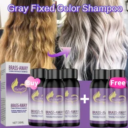 Shampoos Purple Hair Dye Shampoo for Blonde to Cover Gray Nonirritating Hair Fading Yellow After Bleach Hair Shampoo Gray Hair Remedy