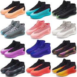 Top Quality AE 1 All Star Best Of Adi Men Basketball Shoes AE1 Anthony Edwards MX Charcoal Velocity Blue Pearlized Pink Georgia Red Clay Sports Shoe Trainners