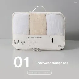 Storage Bags Sturdy Travel Bag Washable Handle Breathable Reusable Trip Clothes