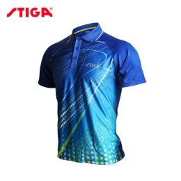 T-Shirts HOT Stiga Table tennis clothes for men and women clothing Tshirt short sleeved shirt ping pong Jersey Sport Jerseys