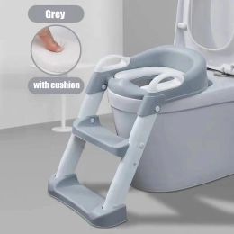 Dresses Folding Infant Potty Seat Urinal Backrest Training Chair with Step Stool Ladder for Baby Toddlers Boys Girls Safe Toilet Potties