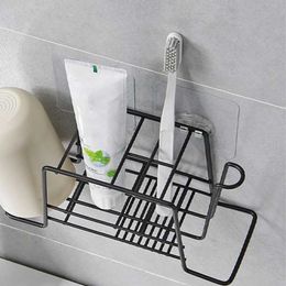 HQKY Toothbrush Holders Wall mounted toothbrush holder bathroom with the same type of toothbrush cup ring 240426