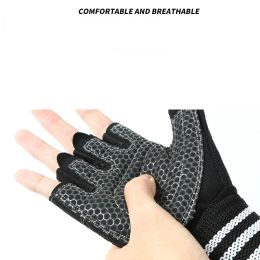 Gloves Weightlifting Gloves with Wrist Support for Heavy Exercise Fitness Gym Training Fitness Workout Gloves