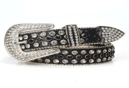 Fashion Luxury Strap Diamond Belt Western Crystal Studded Cowgirl Cowboy rhinestones For Women Men Jean Cinto De Strass 2205274467677