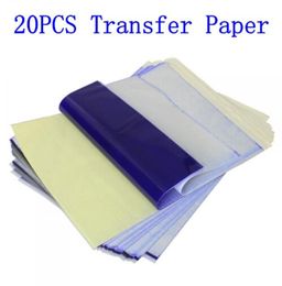 20Pcs Tattoo Stencil Transfer Paper A4 Size Thermal Copier Paper Supplies Tattoo Accessories For Tattoo Supply 1154328