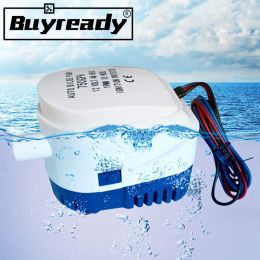 Pumps 12v 24v 110v 220v 750gph 1100gph Automatic Boat Bilge Pump Auto Float Switch Dc Submersible Electric Water Pump 12 24 V 220 Volt