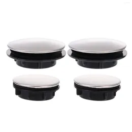 Kitchen Faucets 4 Pcs Sink Hole Cover Tap Lid Bathroom Accessory Cap Faucet Sealing Reliable Pp Washbasin