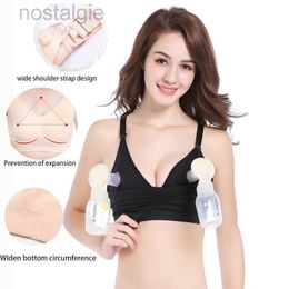 Maternity Intimates Hand Free Pumping Nursing Bra Breastfeeding Maternity Bras Women For Breast Special Underwear Pregnancy Clothes Can Wear All Day d240426