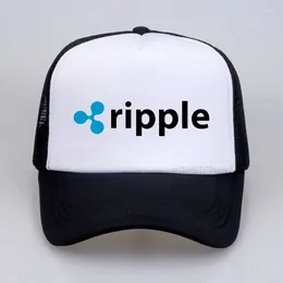 Ball Caps Cryptocurrency Crypto Miner XRP RIPPLE Baseball Cap Harajuku Punk Men Hip-hop Hat Man Adjustable Snapback Hats Casquette Homme