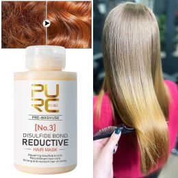 Treatments PURC Hair Mask Disulfide Bond Repair Frizz Dry Damaged Prevents Breakage Hair Loss Smooth Keratin Hair Treatment Masks Care 100g