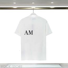 Amirir Shirt Tshirt Mens Designer T Shirts Short Sleeves T-Shirt Crew Neck Quick Dry Cotton Blend Letter Print Summer Tees Men Short Amirir Shoe Tshirt 952